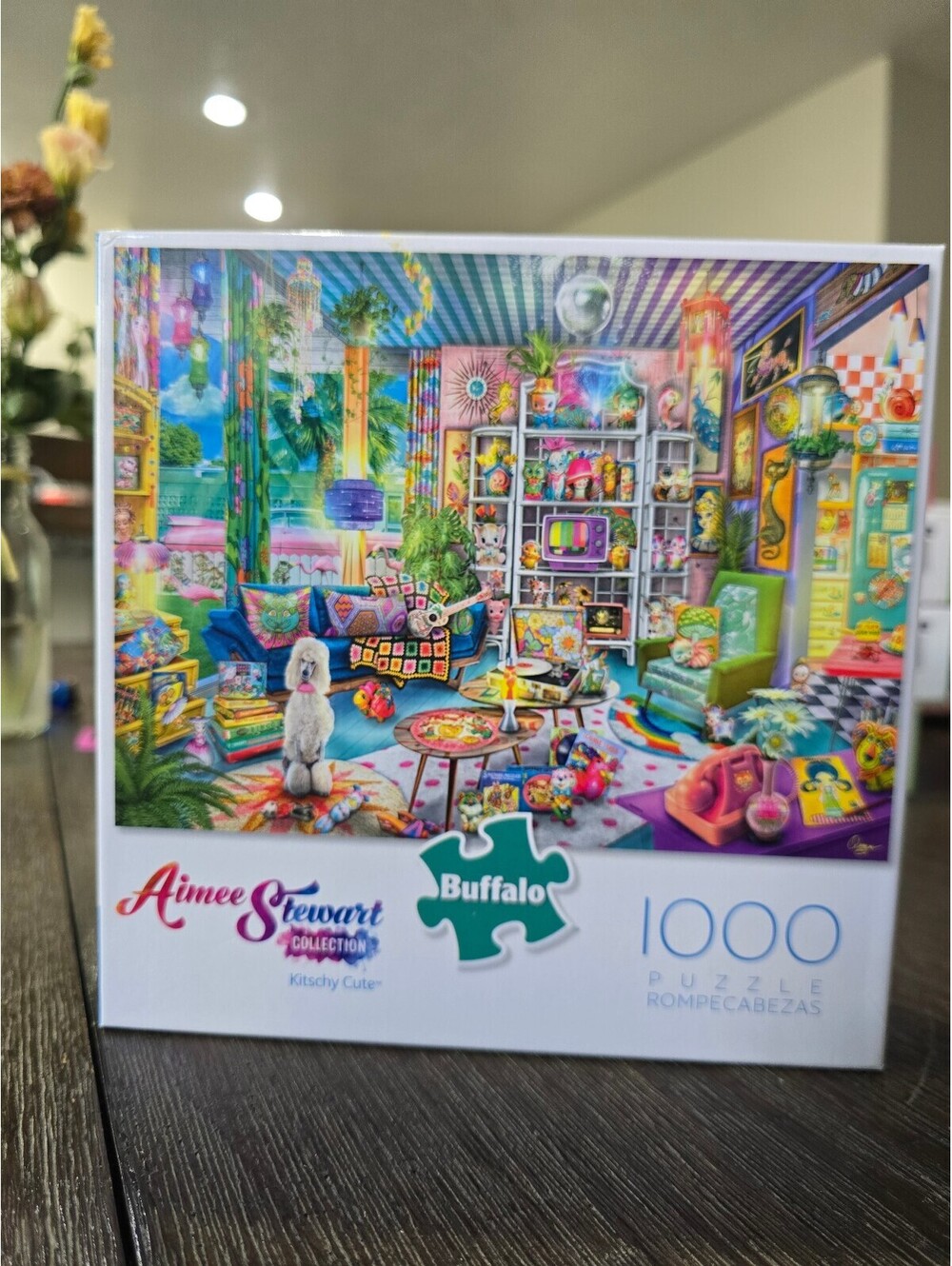Buffalo Games Aimee Stewart Kitschy Cute 1000 Pc Jigsaw Puzzle HTF Rare Complete